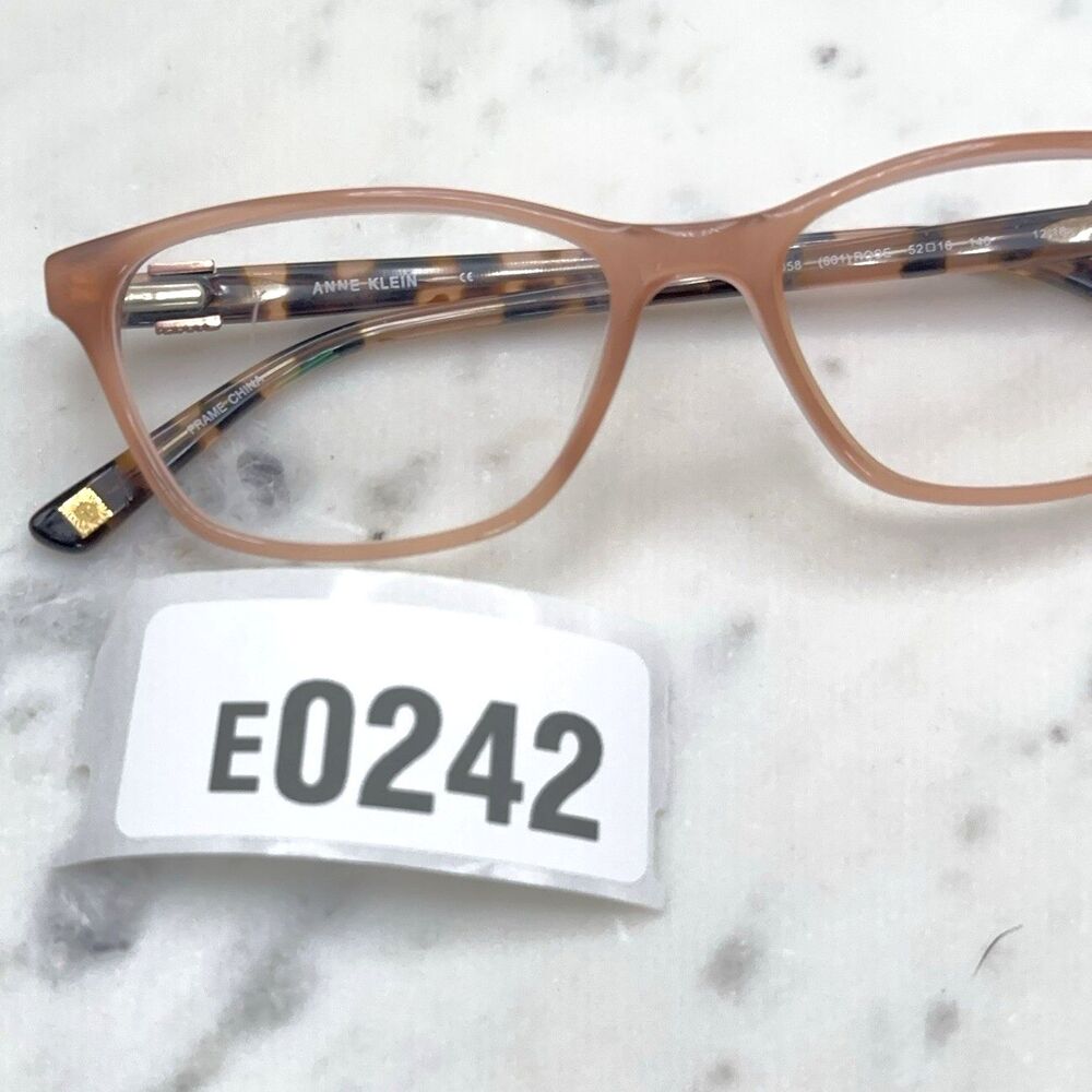 Anne Klein AK5058 001 Rose Full Rim Cat Eye Eyeglasses Frames Only 52-16-140 - Picture 10 of 10